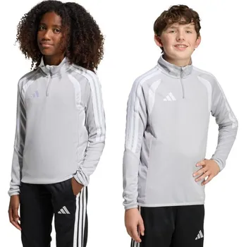 Dívčí tričko Dětský tréninkový top adidas Tiro 26 League šedý KC3695 140 cm