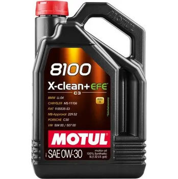 Motorový olej Motul 8100 XCLEAN+ EFE 0W30 5L