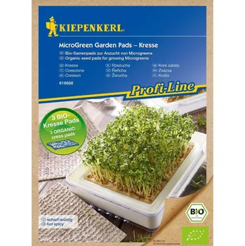 Semeno Kiepenkerl Microgreen náhradní pláty bio řeřichy 3 ks