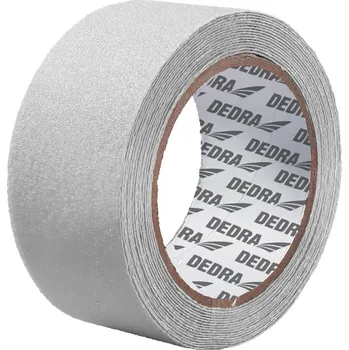 DEDRA-EXIM Protiskluzová páska 25mm x 5m, transparentní, DEDRA 11T116