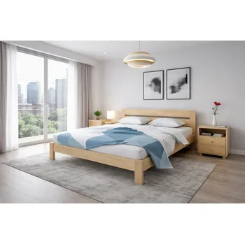 Postel Postel z masivu Šárka 160x200 cm + rošt ZDARMA