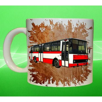 hrnek s autobusem KAROSA B 732 oranžový 450 ml