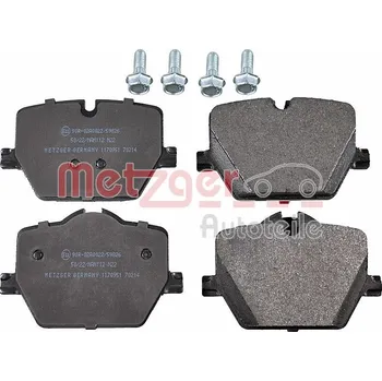 Brzdová destička Sada brzdových destiček, kotoučová brzda METZGER 1170951
