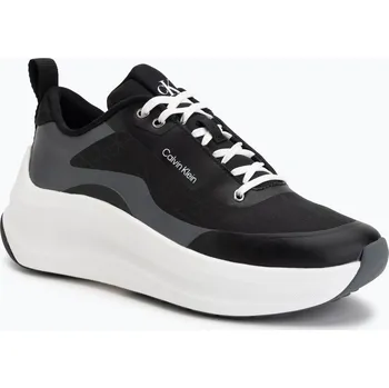 Dámská obuv Dámské boty Calvin Klein YW0YW02077 Chunky Runner Laceup Mix Aop black/coal