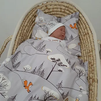 Dětská deka Pro útulný domov Sada polštářek a peřinka Zimní radovánky polštářek - peřinka: Pouze samotná peřinka