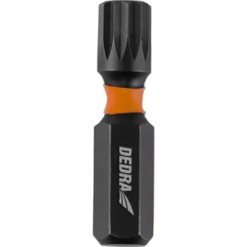 Bit DEDRA-EXIM Udělovací bity pro rázové šroubováky SPLINE DEDRA 18A56M120-02 8x32mm Spline M12, 2 kusy v blistru