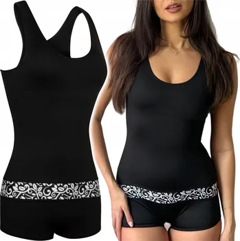 Dámské plavky Ercole jednodílné plavky černé, velikost 36