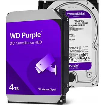 Interní pevný disk Pevný disk Western Digital WD Purple WD40PURZ 4TB SATA III 3,5"