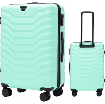 WINGS Kufr STŘEDNÍ XL odbavené zavazadlo cestovní z ABS plastu na 4 kolečkách