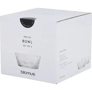 Sada 2 skleněných misek 13 cm Blomus