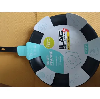 Pánev Hluboká pánev 28 cm ILAG s nepřilnavým povrchem, indukce, plyn