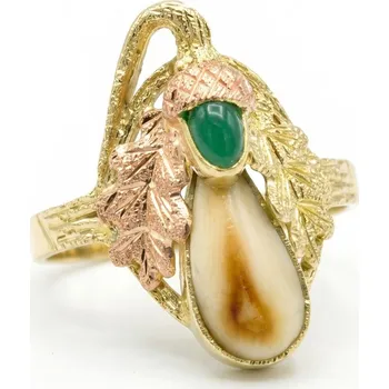 Prsten ŠPERKY-NM Zlatý prsten s grandlí 381 Velikost prstenu: 60 mm