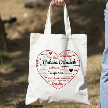Taška s potiskem/bavlněná PRO BABIČKU/DĚDEČKA ke DNI BABIČKY/DĚDEČKA #25