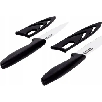 SADA KUCHYŇSKÝCH NOŽŮ REDSTONE OSTRÉ BÍLÉ V POUZDRU S NEPŘILNAVÝM POVRCHEM