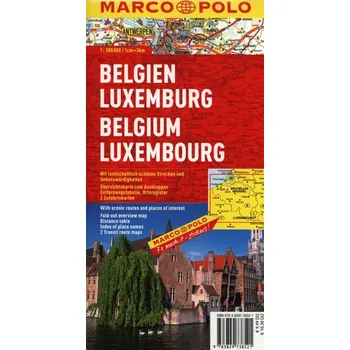 Belgia Luksemburg Mapa drogowa 1:300 000 Marco Polo Kolektiv autorů