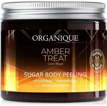 Tělový peeling Amber Treat Cukrový tělový peeling 200 ml ORGANIQUE