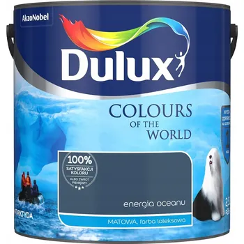 barva na zeď Dulux 2,5 l matná latexová Barva na zeď Ocean Energy