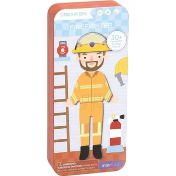 Puzzle Puzzle NEW 30 dílků MierEdu Cestovní magnetické puzzle - hasič