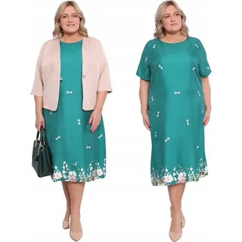 Dámské šaty Zelené šaty velikosti 60/62