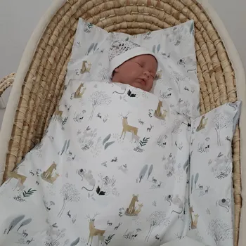 Dětská deka Pro útulný domov Luxusní péřová souprava Lesní zvířátka