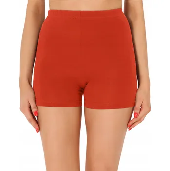 Dámské legíny Dámské legíny legíny , cyklistické kraťasy, bavlna MS10-358, Červené, XXL