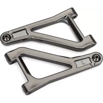 RC náhradní díl Traxxas horní ramena závěsu kol černě chromovaná