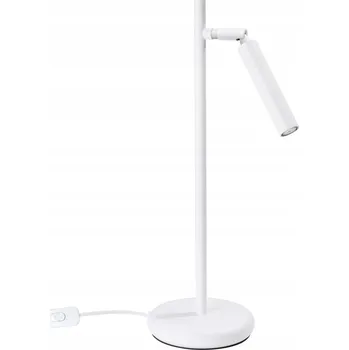 Lampička Stolní lampička SOLLUX LIGHTING Pastelo bílá, výkon až 8 W