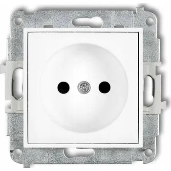 Elektrická zásuvka Bílá nástěnná Elektrická Zásuvka Karlik