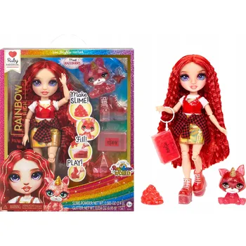 Panenka Rainbow High klasika Duhová móda Rubínová