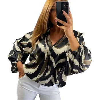 Dámská halenka Genesy halenka s dlouhým rukávem střih volný velikost 48