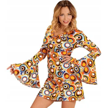 Kostým Barevná Hipísačka, Hipísačka, Karneval S