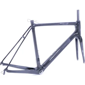 rám kola Silniční rámový set , celokarbonový Spyder copy +celokarbonová vidlice-vel.52cm-surový bez laku