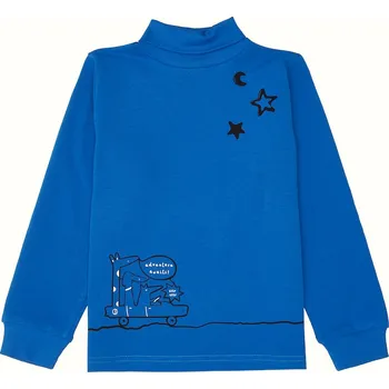 Chlapecký svetr Winkiki Kids Wear Chlapecké rolák Travel - modrá Velikost: 104