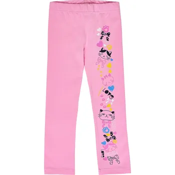 Dívčí oblečení Winkiki Kids Wear Dívčí legginy Meow - růžová Velikost: 98