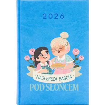 Kalendář Knižkový kalendář 2026 A5 FunnyCase modrý