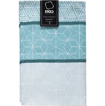 Utěrka Moderní žakárová kuchyňská Utěrka 40x60 Carino 001 tyrkysová