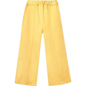 Winkiki Kids Wear Dívčí tepláky Basic - žlutá Velikost: 146