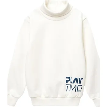 Chlapecký svetr Winkiki Kids Wear Chlapecký rolák Play Time - Mléčně bílá Velikost: 170