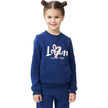 Dívčí mikina Winkiki Kids Wear Dívčí mikina London - navy Velikost: 110