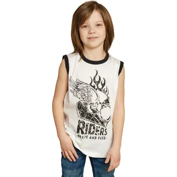 Chlapecké tričko Winkiki Kids Wear Chlapecké tričko Riders - bílá Velikost: 146