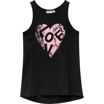 Dívčí tílko Dívčí tílko Love - černá | Winkiki Kids Wear Velikost: 152