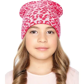 Čepice Marhatter Dívčí pletená čepice - 9536 - růžová