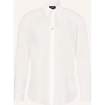 Pánská móda Fendi Pánská Košile Regular Fit, bílá, 39