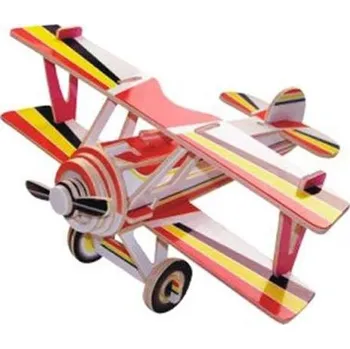 3D puzzle Woodcraft Dřevěné 3D puzzle dvouplošník