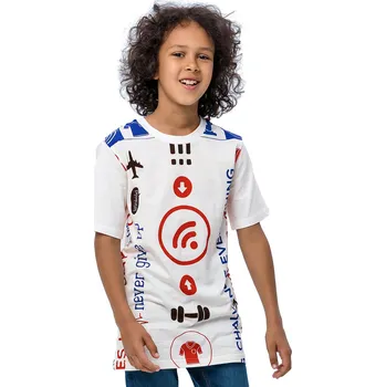 Winkiki Kids Wear Chlapecké tričko Never Give Up - bílá Velikost: 140