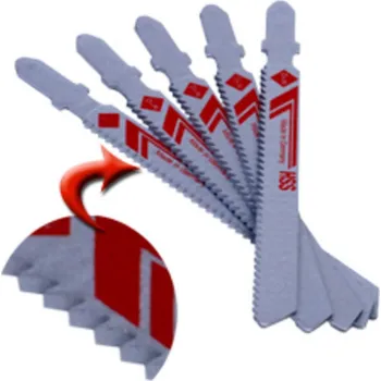 Pilový plátek List pilový přímočarý na kov, plast 75mm/1.45mm, HSS sada 5ks T