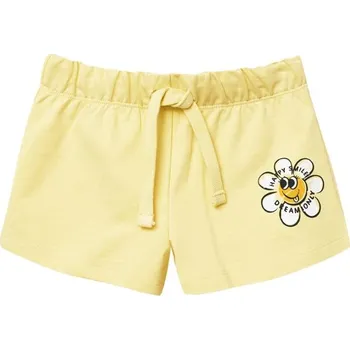 Dívčí kraťasy Winkiki Kids Wear Dívčí kraťasy Happy Smile - žlutá Velikost: 104