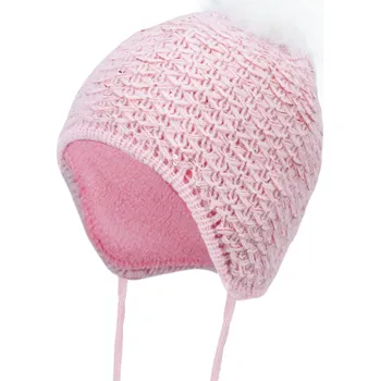 Čepice Marhatter Dívčí pletená čepice - 9822 - růžová