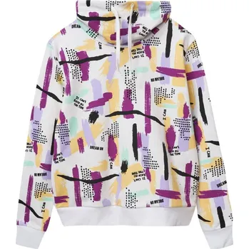 Dívčí oblečení Winkiki Kids Wear Dívčí mikina s rolákem Dream On - bílá/fialová Velikost: 140