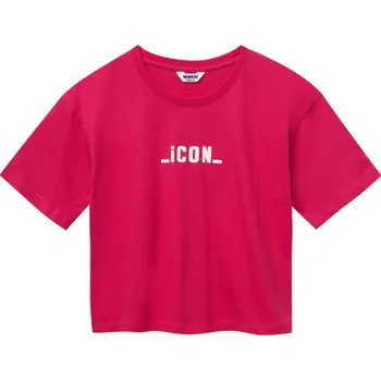 Winkiki Kids Wear Dívčí tričko s krátkým rukávem Icon - jasně-růžová Velikost: 146